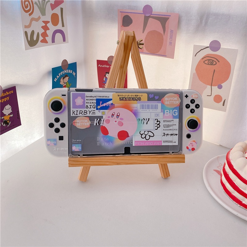 เคสซิลิโคน TPU แบบนิ่ม ลายการ์ตูนน่ารัก สําหรับ Nintendo Switch OLED