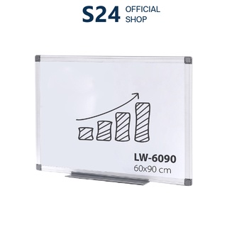 Mountain Whiteboard กระดานไวท์บอร์ด กระดานไวท์บอร์ดแม่เหล็ก รุ่น LW-6090 (90x60 cm.)