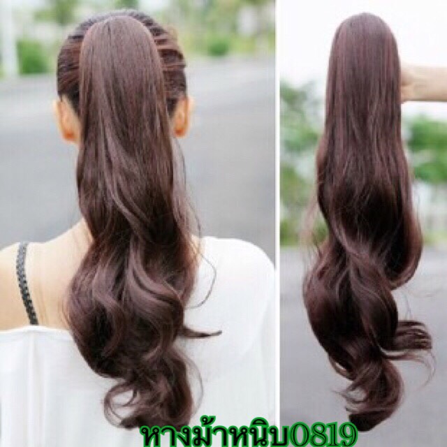 วิกผมหางม้าหนีบ🔥หางม้าหนีบลอนยาว50cm สินค้าส่งในไทย