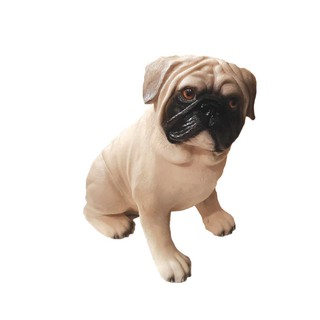 ตุ๊กตาเรซิ่นปั๊ก ไซส์ S DECORATIVE RESIN DOG KAWIN PUG S