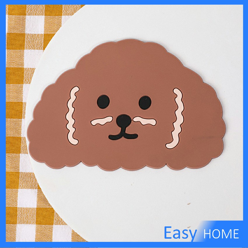 ที่รองแก้ว PVC ลายการ์ตูน  ​ล้างได้  ทนความร้อน วัสดุกันลื่น Cartoon PVC Coaster - รูปที่ 4