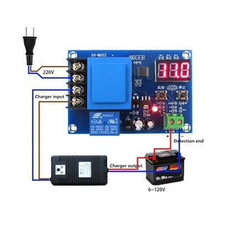 โมดูลควบคุมการชาร์จแบตเตอรี่ลิเธียม XH-M602(HCW-M633)