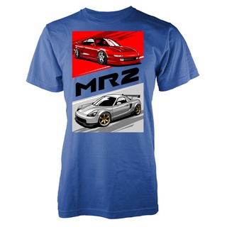 เสื้อยืดคอกลม แขนสั้น พิมพ์ลายรถยนต์ Mr2 สไตล์ญี่ปุ่น สําหรับผู้ชาย