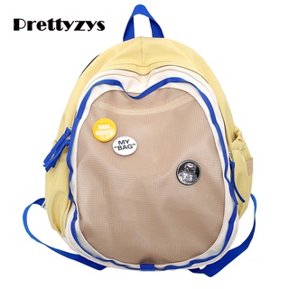 Backpack Prettyzys 2022 Korean ulzzang Large capacity 15.6 inch For College Students