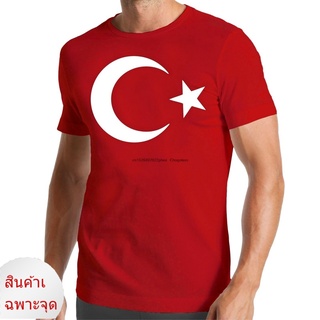 แฟชั่น เสื้อยืดแขนสั้นลําลอง คอกลม พิมพ์ลายธงชาติตุรกี Türkiye Istanbul Ankara Antalya แฟชั่นเรโทร สไตล์เกาหลี