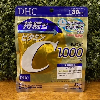 [พร้อมส่ง⚡️แท้]DHC vitamin C Sustainable วิตามินซี 1000 mg ชนิดเม็ด ละลายช้า