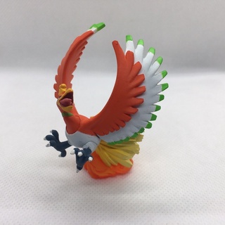 ฟิกเกอร์ โมเดล โปเกมอน โฮ-โอ  ของแท้ สูง 2.5 นิ้ว  Pokemon figure Ho-oh Pre-order Bonus Figure Kaiyodo