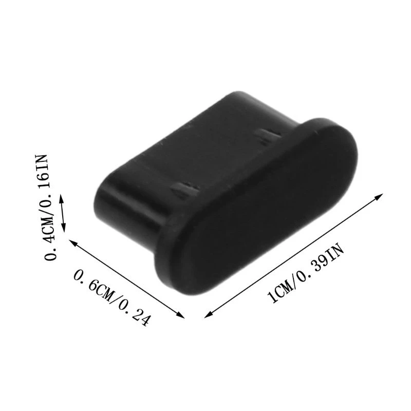 Steady 5 ชิ้น ปลั๊กกันฝุ่น Type-C พอร์ตชาร์จ Usb ฝาครอบซิลิโคน สําหรับ Samsung Huawei อุปกรณ์เสริมสมาร์ทโฟน thumbnail 5