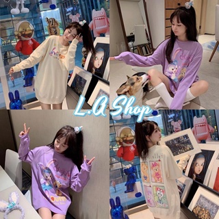 L.A Shop​-​พร้อมส่ง เสื้อยืดแขนยาว ลายการ์ตูนหมีของมิกกี้​น่ารักมาก "DX-6088/6095/6094/6130" -​N  06