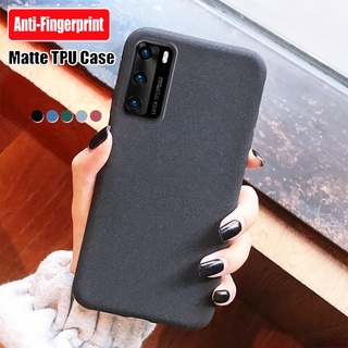 TPU เคสโทรศัพท์มือถือ (แบบด้าน) Huawei P30 Pro Nova 5T 7i 7 SE Y9 Prime 2019 Y9S