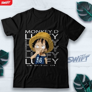 [COD]เสื้อยืด พิมพ์ลาย One PIECE Monokey D LUFFY DISTRO สําหรับผู้ชายS-5XL