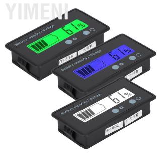 yimeni เครื่องวัดแรงดันไฟฟ้าแบตเตอรี่อัจฉริยะ gy - 6 gs หน้าจอ lcd 124v