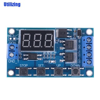 (Utilizing) สวิตช์รีเลย์ตั้งเวลา Led Dc 5V ~ 36V