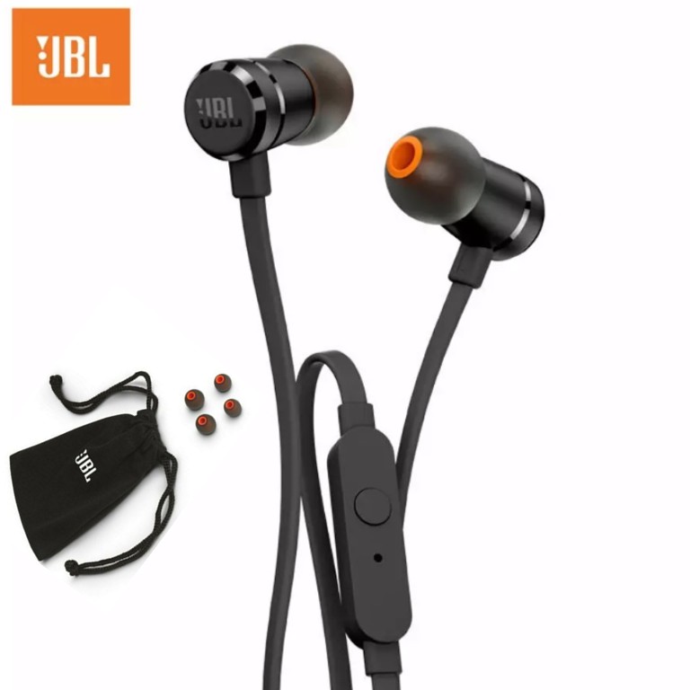ของแท้ JBL T290 หูฟังอินเอียร์ อะลูมิเนียม พร้อมเบสบริสุทธิ์ ประสิทธิภาพสูง พร้อมปุ่มรีโมต ไมโครโฟน