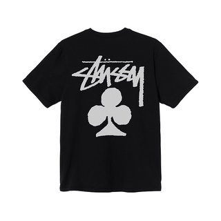 เสื้อยืดพิมพ์ลายแฟชั่น เสื้อยืดย้อมสี พิมพ์ลาย STUSSY CLUB PIGMENT