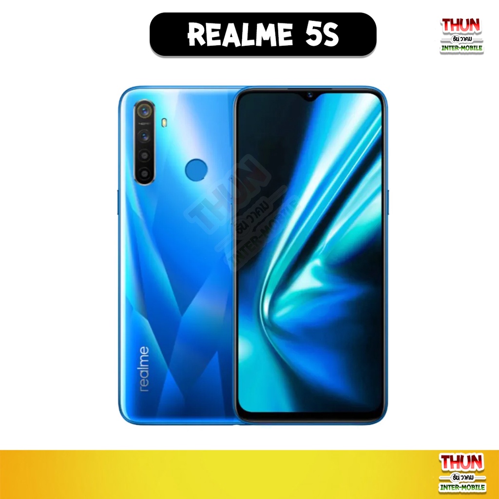 Realme 5s เครื่องศูนย์ไทย เคลียสต๊อค [ ประกันร้าน 3เดือน ] /  Ram 4/128 GB