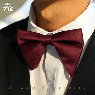 MEN IN TIE โบว์ไททรง Grand Butterfly หูกระต่าย สำหรับใส่ออกงานในโอกาสต่าง ๆ งานแต่งงาน