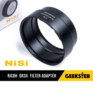 แหวนแปลงฟิลเตอร์ GR3X Ricoh Nisi ( 49mm Filter Adapter ริโก้ GR III X 3X  / GR3 X / แหวนแปลง )