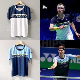 เสื้อแบดมินตัน รุ่นใหม่ ลายเดียวกับ Viktor Axelsen ปี 2565 สินค้าพร้อมส่งจากคลังสินค้าในไทย มีบริการเก็บเงินปลายทาง