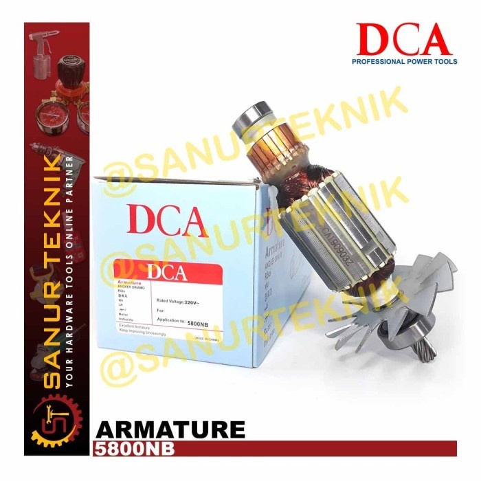 DCA ARMATURE + STATOR COMPATIBLE MAKITA CIRCULAR 5800NB 5800 NB แพ็คเกจ