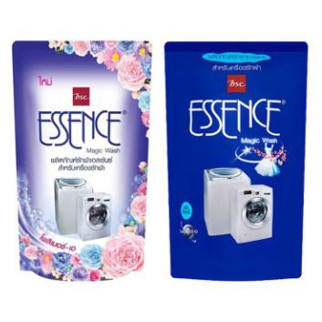 LeeMart น้ำยาซักผ้า เอสเซ้นซ์ Essence 700ML ชนิดถุง เอสเซนต์ จาก BSC รุ่น น้ำยาซักผ้า เอสเซ้นต์ ถุง สีน้ำเงิน ซักเครื...