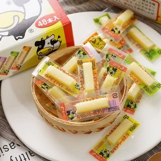 OHGlYA ชีสแท่ง ชีสวัว Camembert Cheese Oyatsu 48P​ ชิ้นชีลฮอกไกโด ชีสญี่ปุ่น