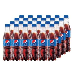 PEPSI เป๊ปซี่ ขนาด 345ml/ขวด ยกแพ็ค 24ขวด เครื่องดื่มน้ำอัดลม เป็ปซี่ เป็บซี่ เป๊บซี่