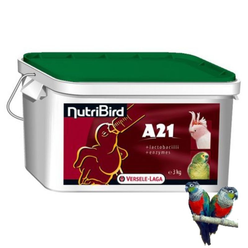 Nutribird A21 (Bird), 3 kg.อาหารลูกป้อนสูตรสมบูรณ์แบบสำหรับนกทุกสายพัน