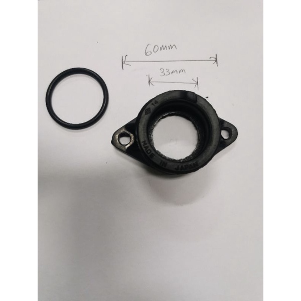 ยางข้อต่อคาร์บูเรเตอร์สําหรับ pe28 pwk28 fcr28