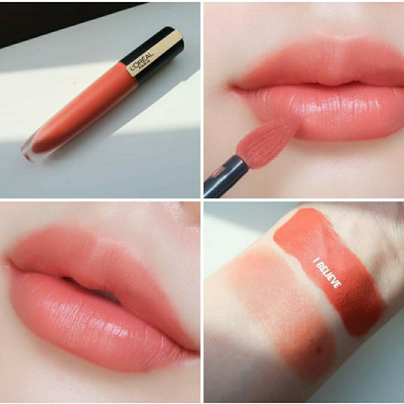 Loreal Paris คอลเลคชั่นใหม่สี I Belive สีจะออกโทนพีช ทาสีเดียวก็รอด หรือ ทาสีเข้มเติมด้านในก็สวย ทาได้กับทุกลุกเลย
