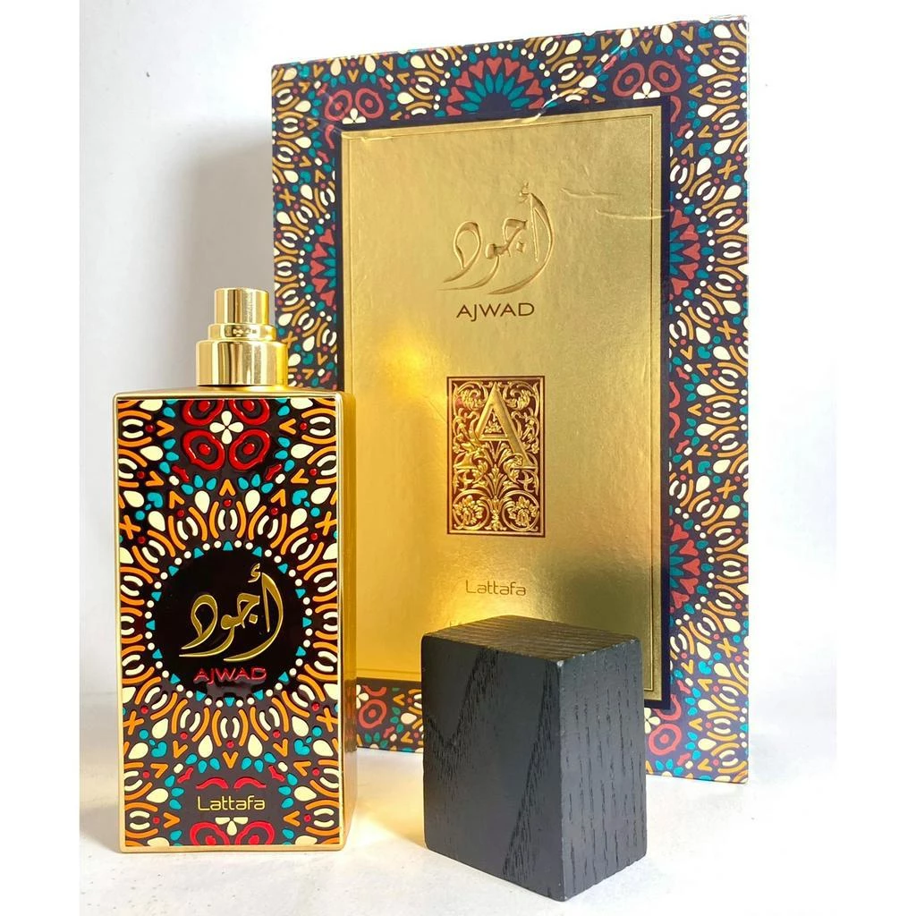 Ajwad น้ำหอมดูไบ by lattafa EDP(ขนาด 60ml ของแท้ มีสติ๊กเกอร์3มิติ (กล่องซีล) ajwad perfume 60ml