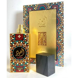 Ajwad น้ำหอมดูไบ by lattafa EDP(ขนาด 60ml ของแท้ มีสติ๊กเกอร์3มิติ (กล่องซีล) ajwad perfume 60ml