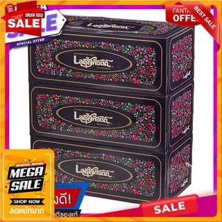 เลดี้สก๊อตต์กระดาษเช็ดหน้า 140แผ่น แพค 3กล่อง Lady Scott Facial Tissue 140 sheets, pack of 3 boxes