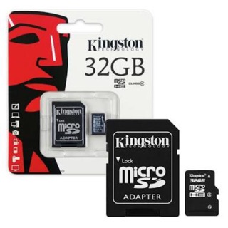 cherry Kingston Micro SD Card Class 4 - 32GB with Adapter ของแท้