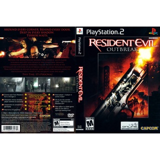 แผ่นเกมส์ PS2 Resident Evil Outbreak   คุณภาพ ส่งไว (DVD)