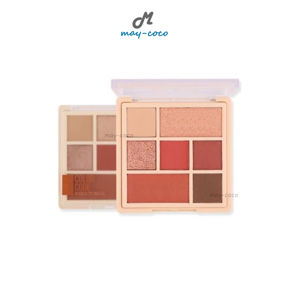 ถูก/แท้/มีไลฟ์ พาเลทท์ MEILINDA Color Code Blush&Eey Palette Mei Linda เมลินดา พาเลท อายแชโดว์ บลัชออน ทาตา ปัดแก้ม