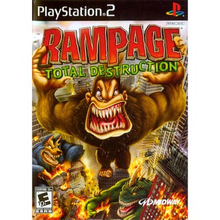 แผ่นเกมส์ PS2 Rampage Total Distruction