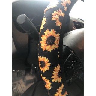 Sunflower Steering Wheel Cover, Wheel Cover, Sunflower, Car Accessories