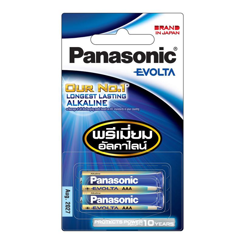 ถ่านไฟฉาย LR6EG/4BN  AA    LR03EG/2BN AAA  Panasonic Evolta  มีให้เลือก 2 / 4 ก้อน