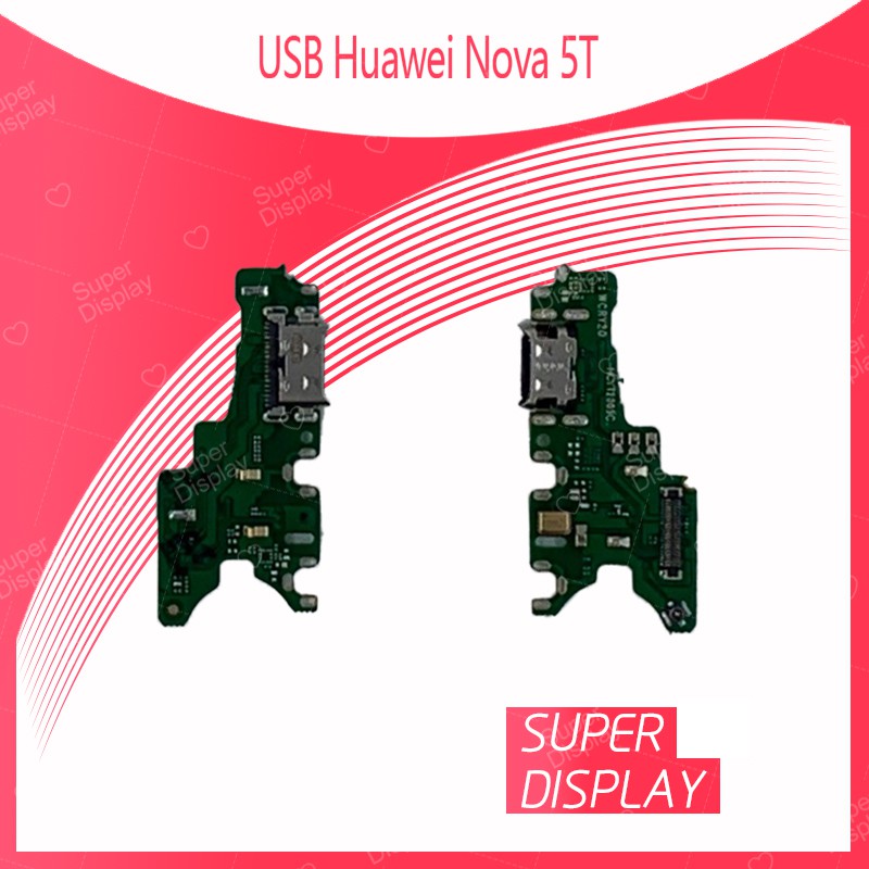 Huawei Nova 5T อะไหล่สายแพรตูดชาร์จ แพรก้นชาร์จ Charging Connector Port Flex Cable（ได้1ชิ้นค่ะ) Super Display