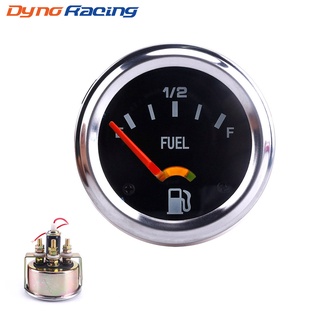 2 นิ้ว 52mm 12V DC มาตรวัดระดับน้ำมันเชื้อเพลิง มาตรวัดรถยนต์ E-1/2-F Fuel Level Gauge Meter