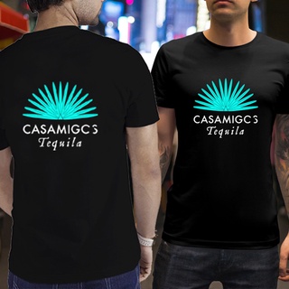 เสื้อยืดผ้าฝ้ายพิมพ์ลายแฟชั่นเสื้อยืด Casamigos 2 ด้าน สําหรับทุกเพศ