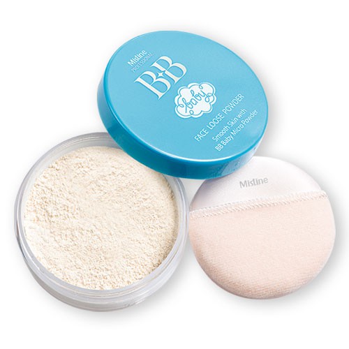 มิสทิน บีบี เบบี้ เฟซ ลูซ เพาเดอร์ ลดราคา MISTINE-BB BABY-FACE LOOSE-POWDER สินค้าขายดี แซก