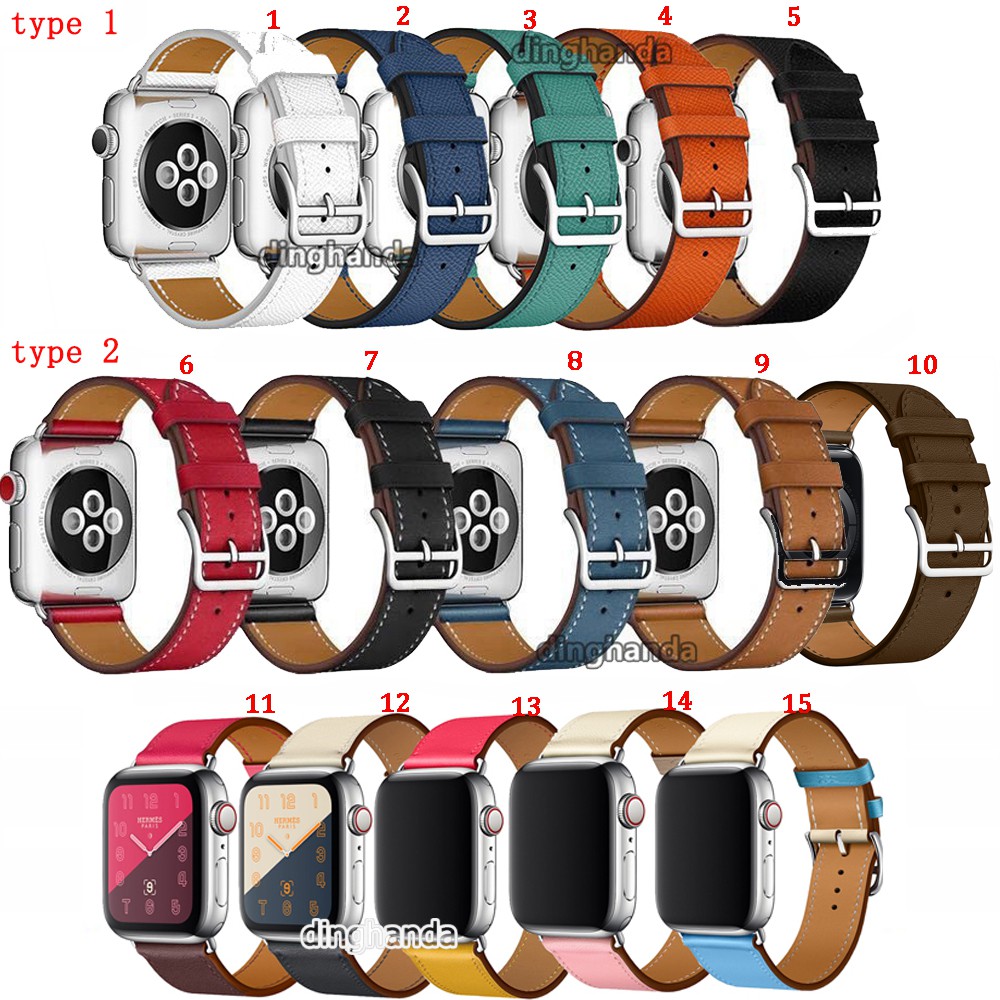 สายนาฬิกาข้อมือ หนัง Pu สําหรับ Apple Watch iwatch Series 8 7 6 SE 1 2 3 4 5 38 มม. 42 มม. 40 มม. 44 มม. 41 มม. 45 มม. ultra 49 มม.