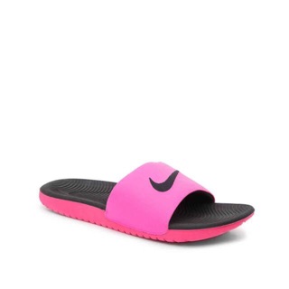 Nike Kawa Slides แตะสีดำคาดชมพู พื้นนิ่มมีกล่อง จากช้อปแท้💯%