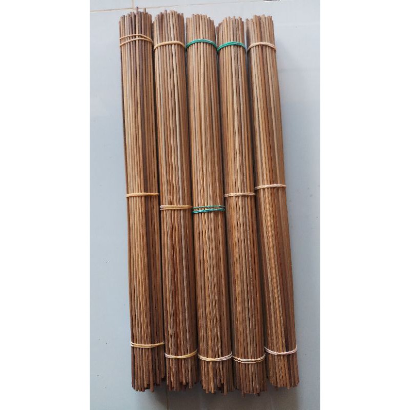 💥ซี่กรงนก2.5-3.5มิล ซี่ไม้ไผ่รมควัน คุณภาพดี หลายขนาด14-21นิ้ว💥