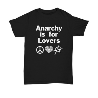 เสื้อยืด พิมพ์ลาย Anarchy Is For Loers สําหรับผู้ชาย 904506S-5XL