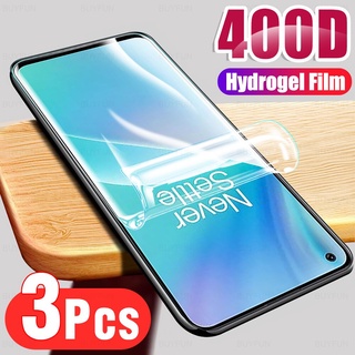 3Pieces Hydrogel Film Full Cover Screen Protector Front Film + Back Soft Protective Film for OnePlus Nord 2T