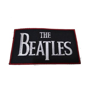 THE BEATLES ป้ายติดเสื้อแจ็คเก็ต อาร์ม ป้าย ตัวรีดติดเสื้อ อาร์มรีด อาร์มปัก Badge Embroidered Sew Iron On Patches