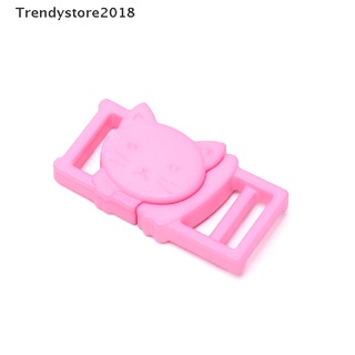 Trendystore2018 บักเกิลหัวแมว พลาสติก 3/8 นิ้ว (11 มม.) 10 ชิ้น